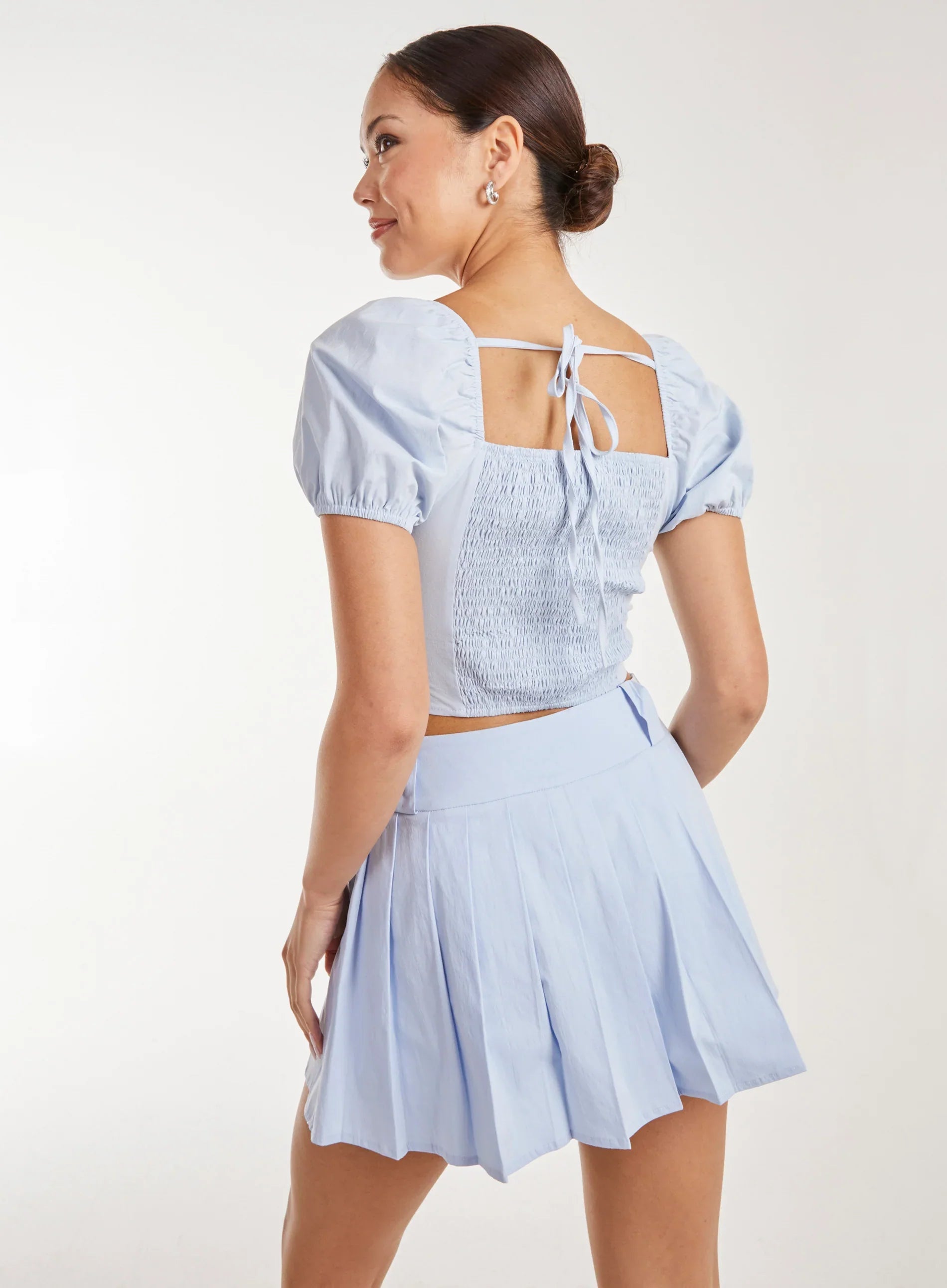 Corsage Puff Sleeve Top