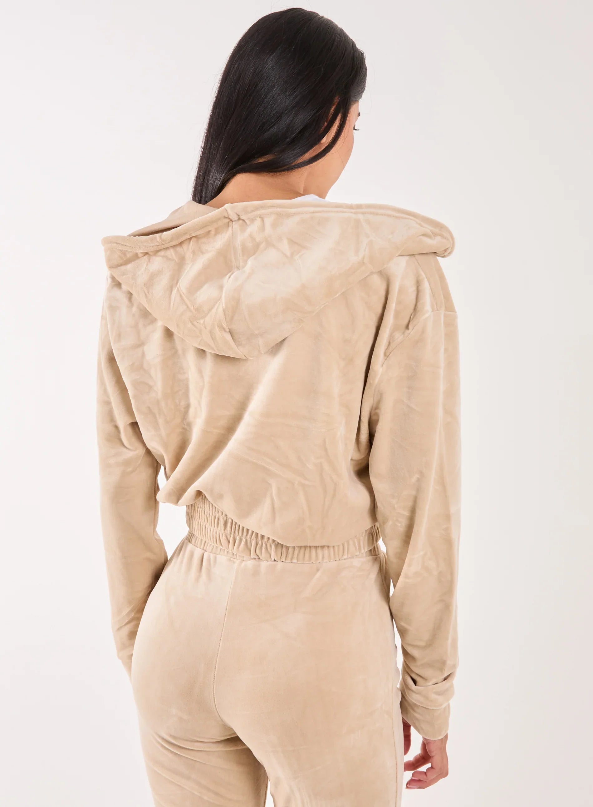 Velour Zip Hoodie