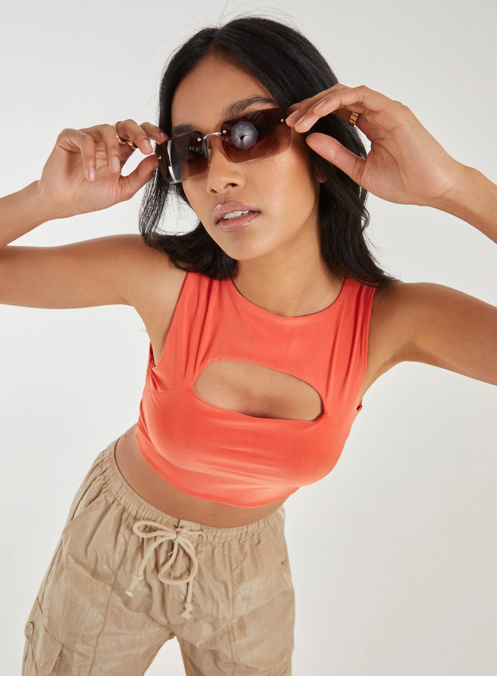 Letterbox Slinky Crop Top