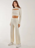 Soft Brushed Rib Flares