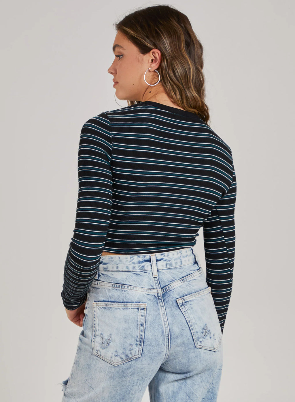Striped Long Sleeve Top