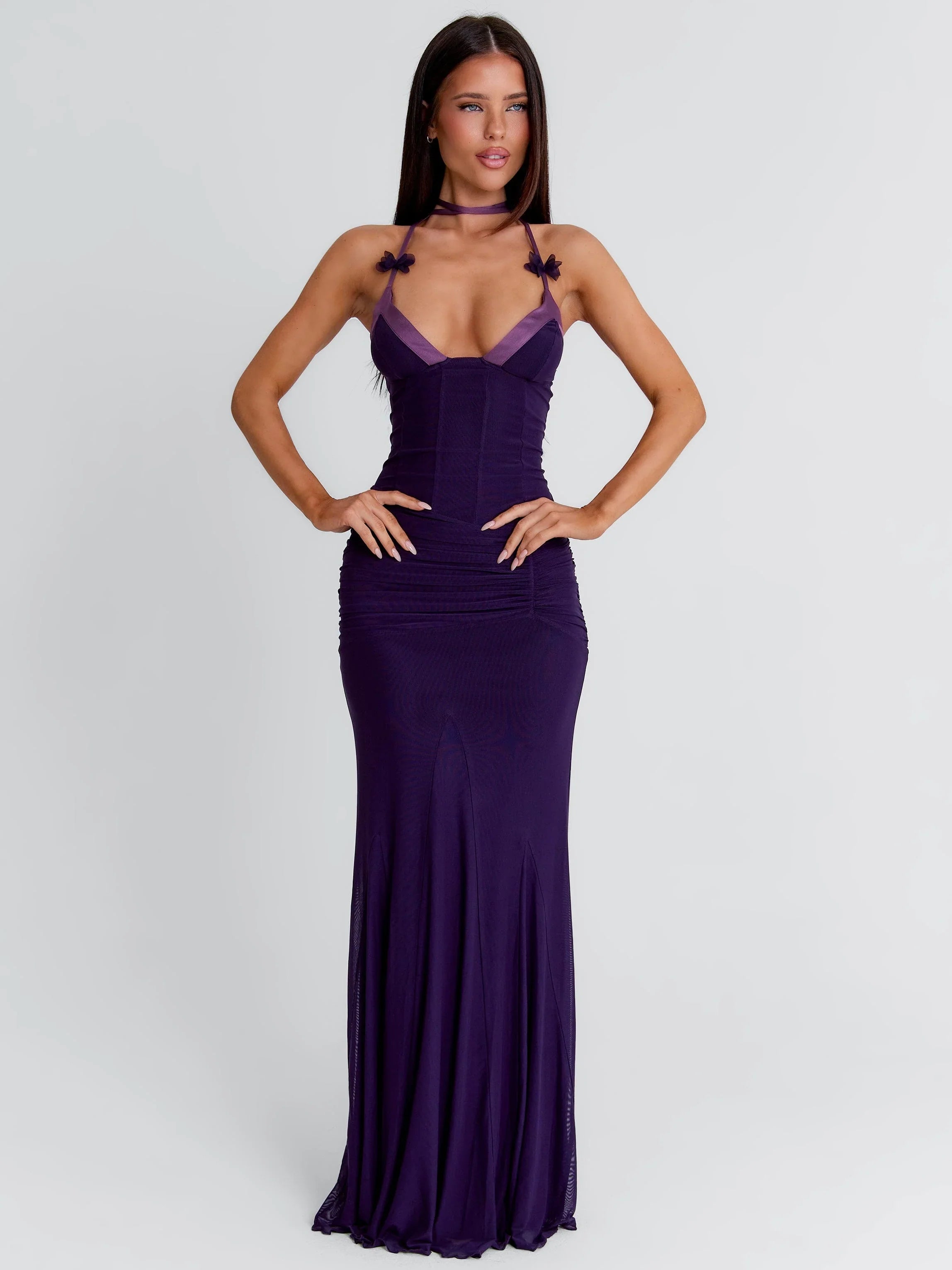 AILIANI MAXI DRESS PURPLE