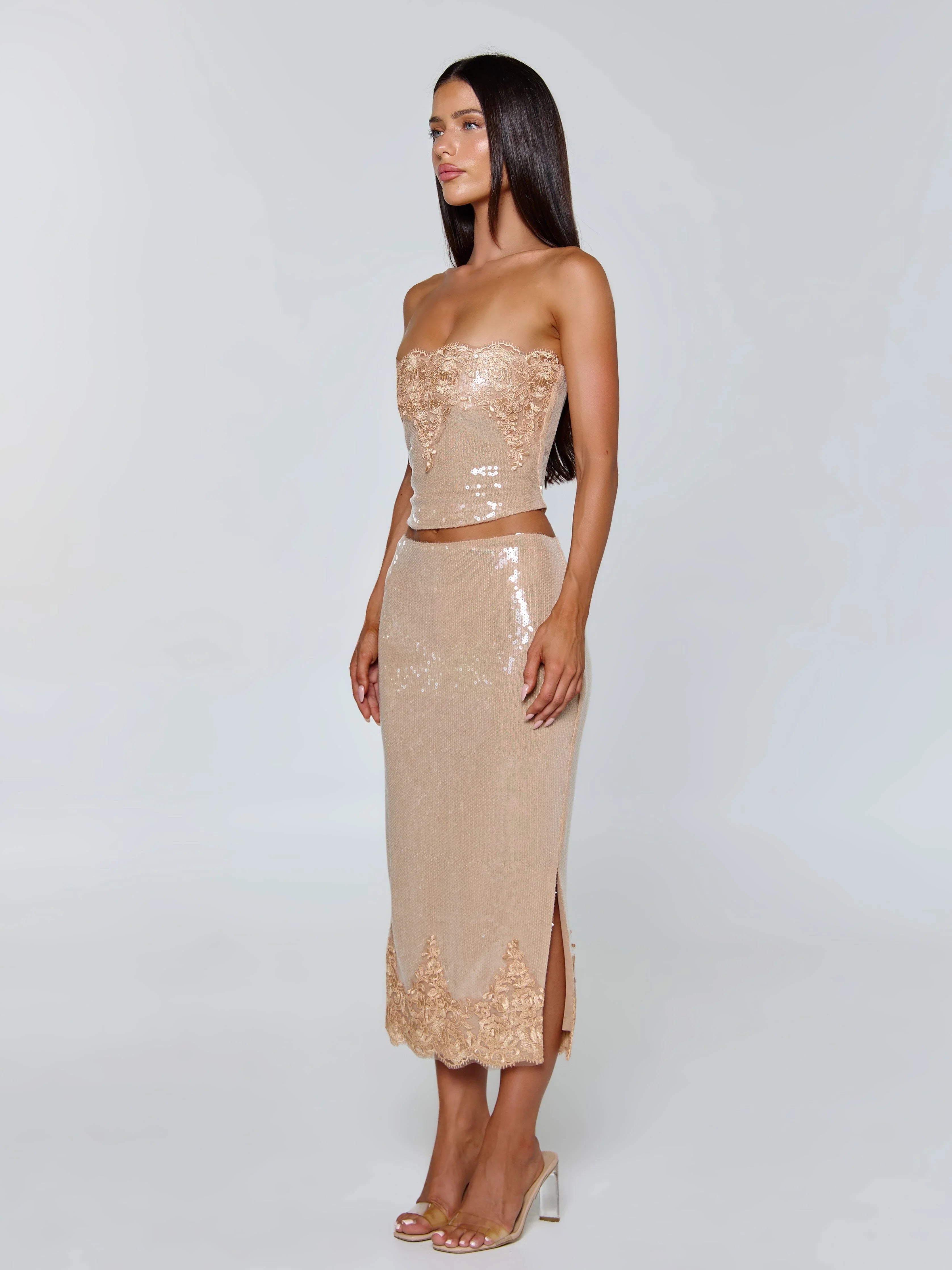 SAELA TOP BEIGE