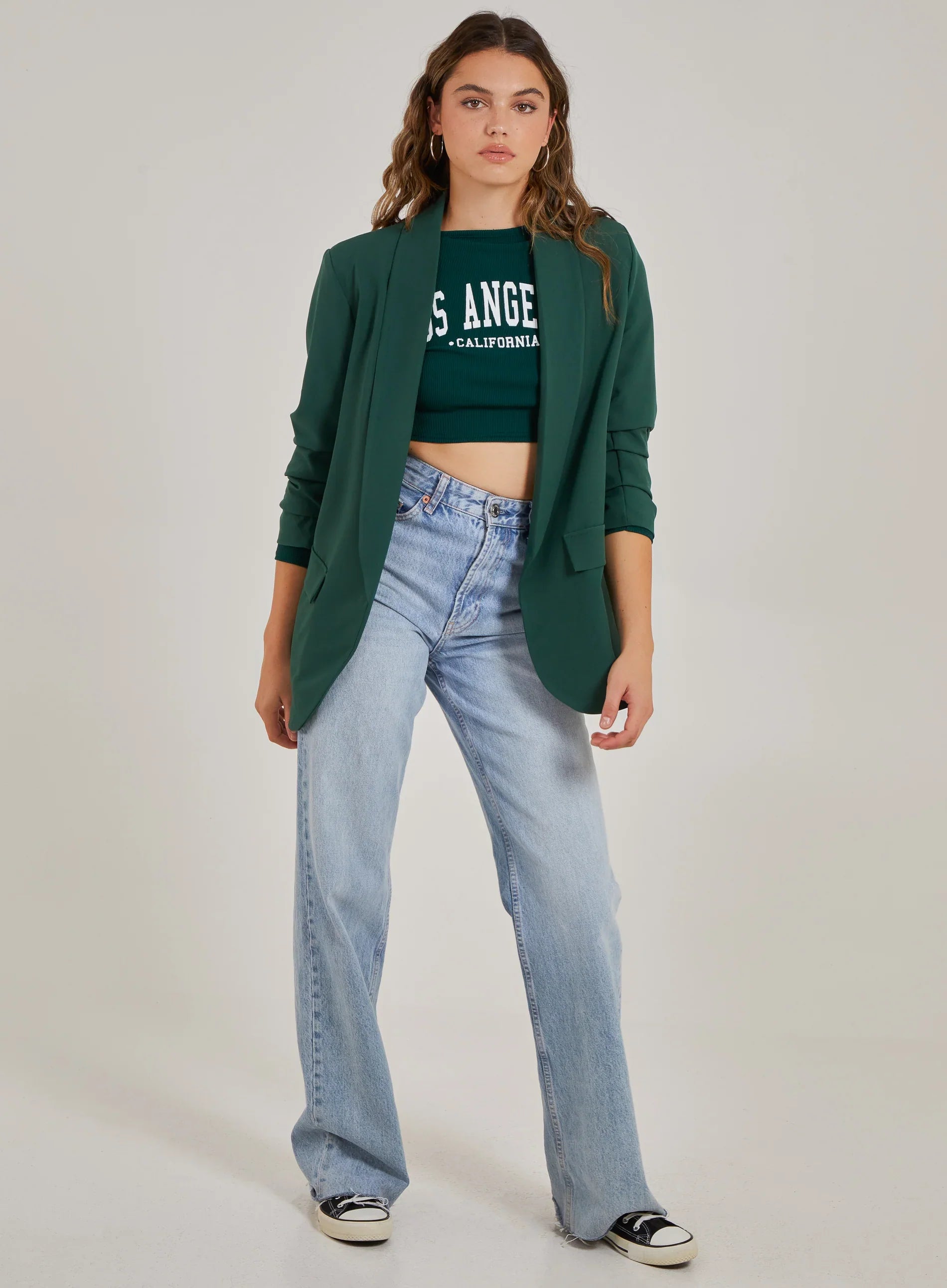 Los Angeles Varsity Print Top