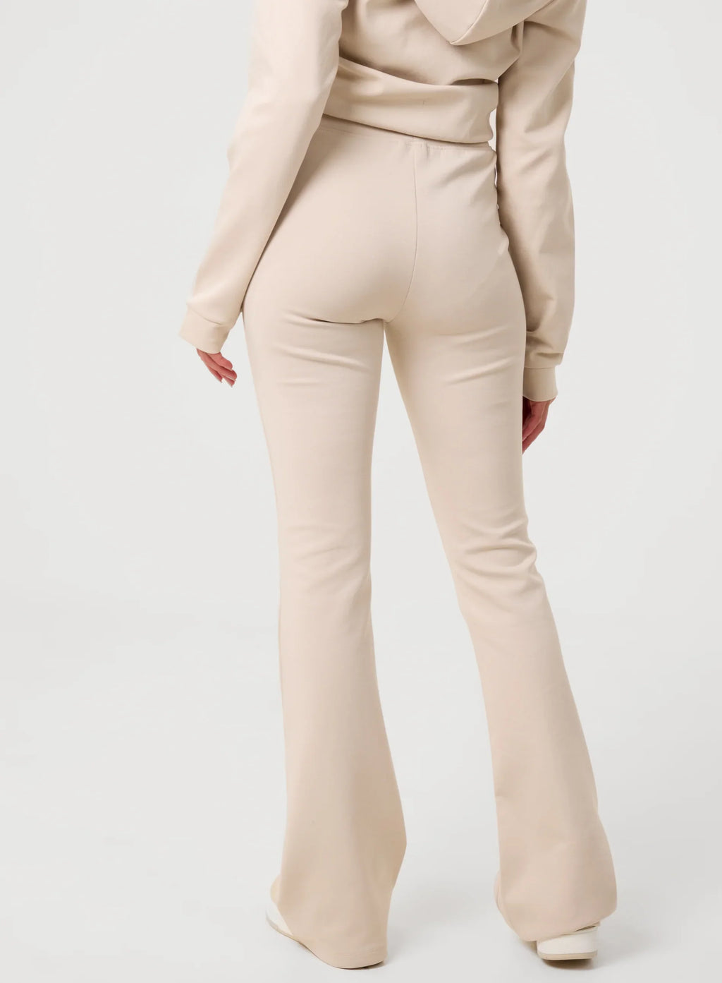Pin Tuck Jersey Flares