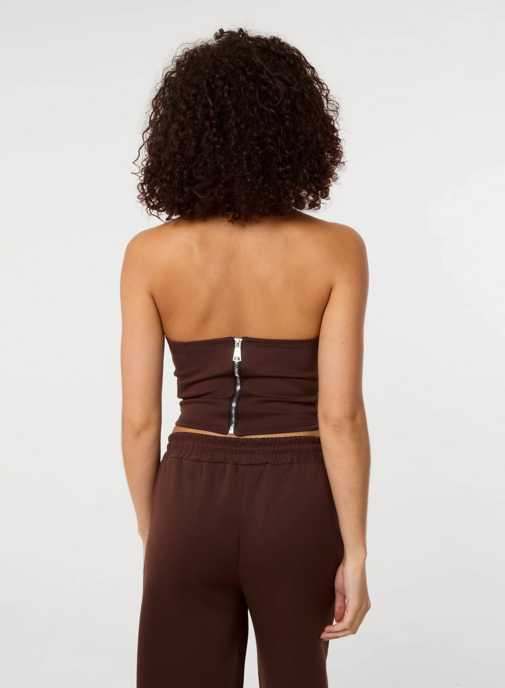 Bustier Jersey Zip Back