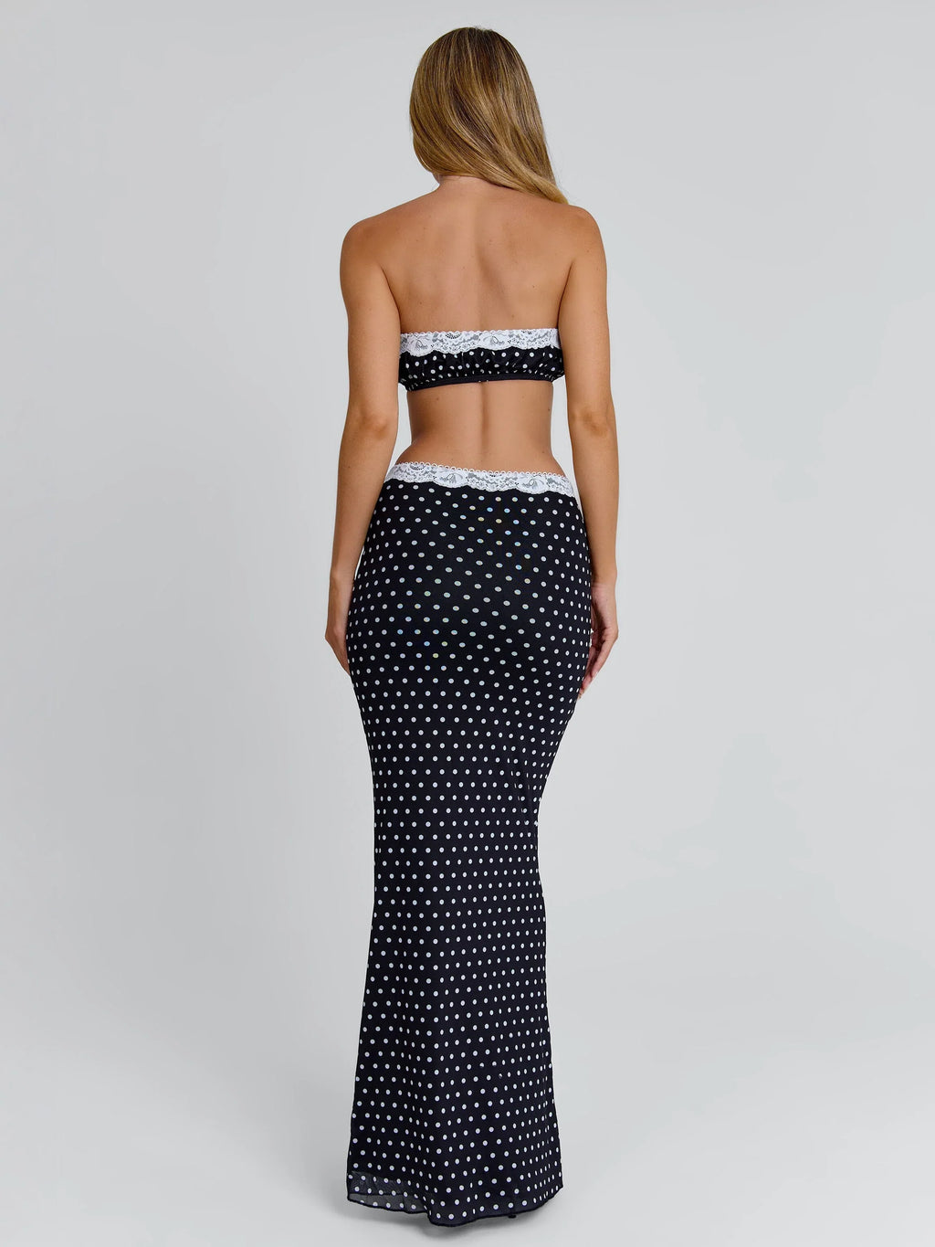CALI MAXI SKIRT POLKA DOT