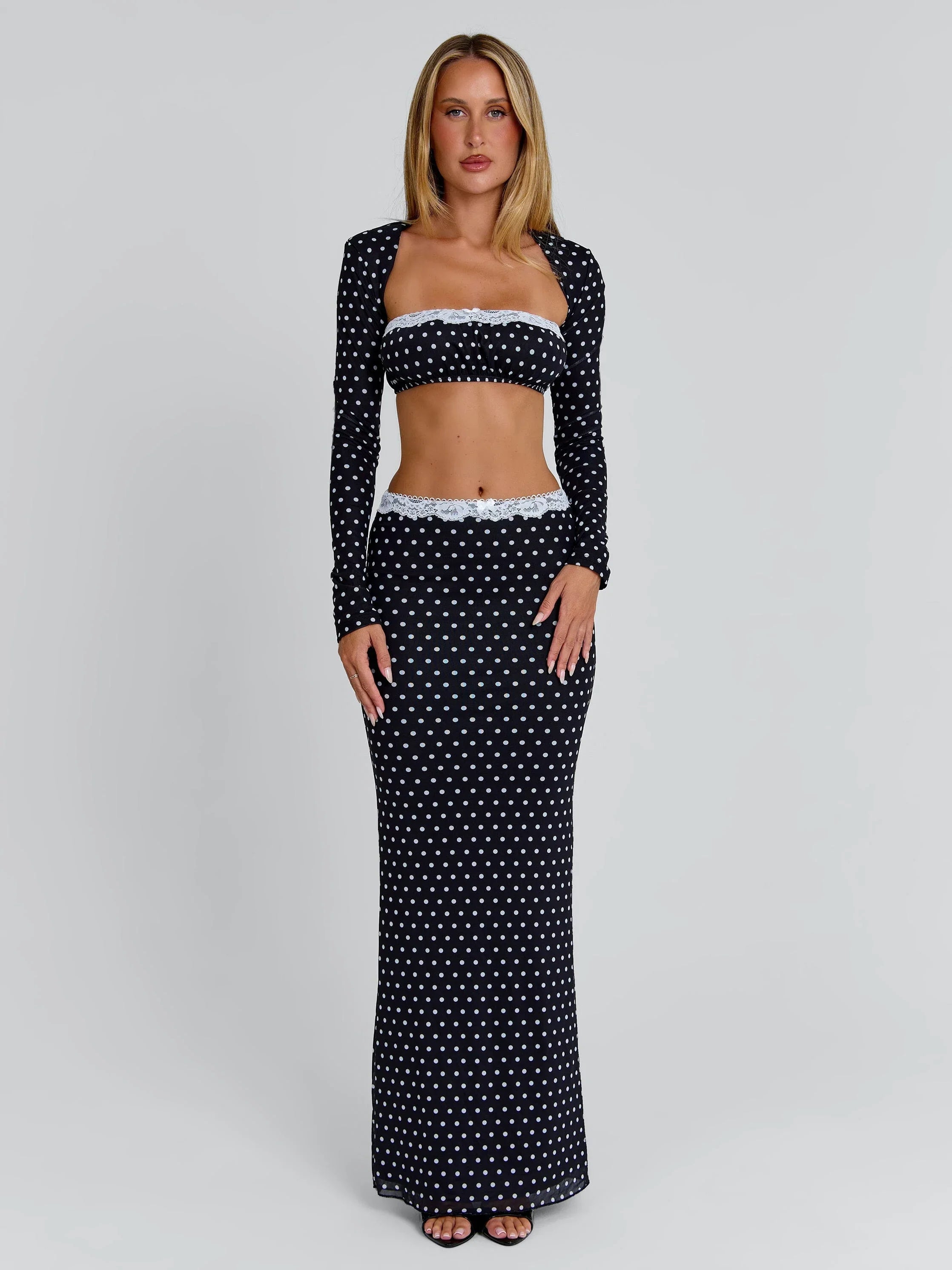 CALI TOP POLKA DOT