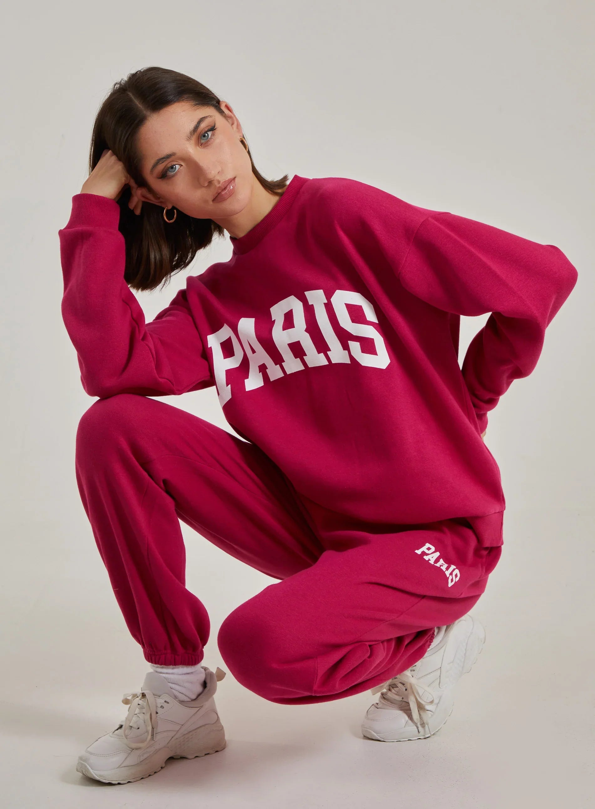 Paris Slogan Joggers