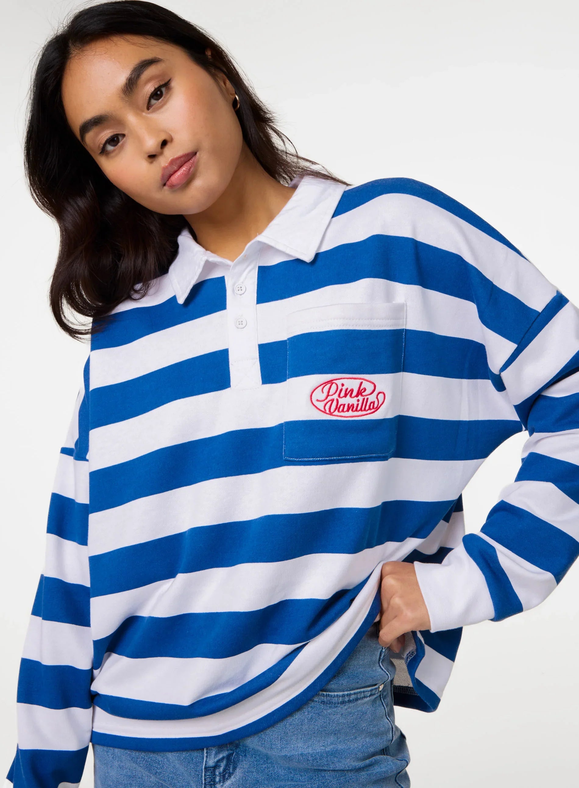 Stripe Rugby Top