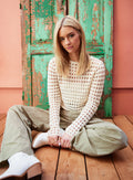 Long Sleeve Crochet Top
