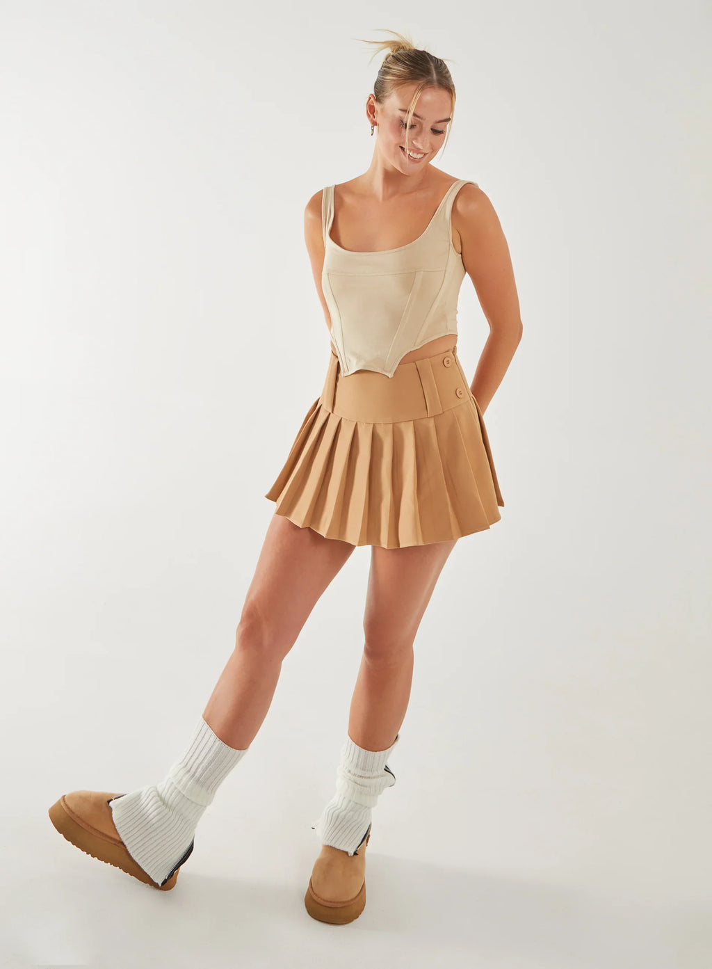 Square Neck Corset Top