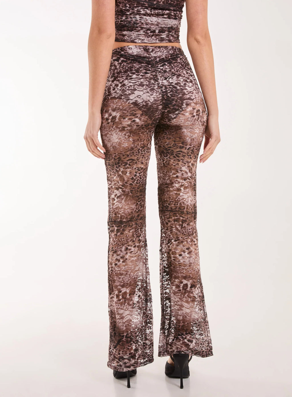 Leopard Lace Flares