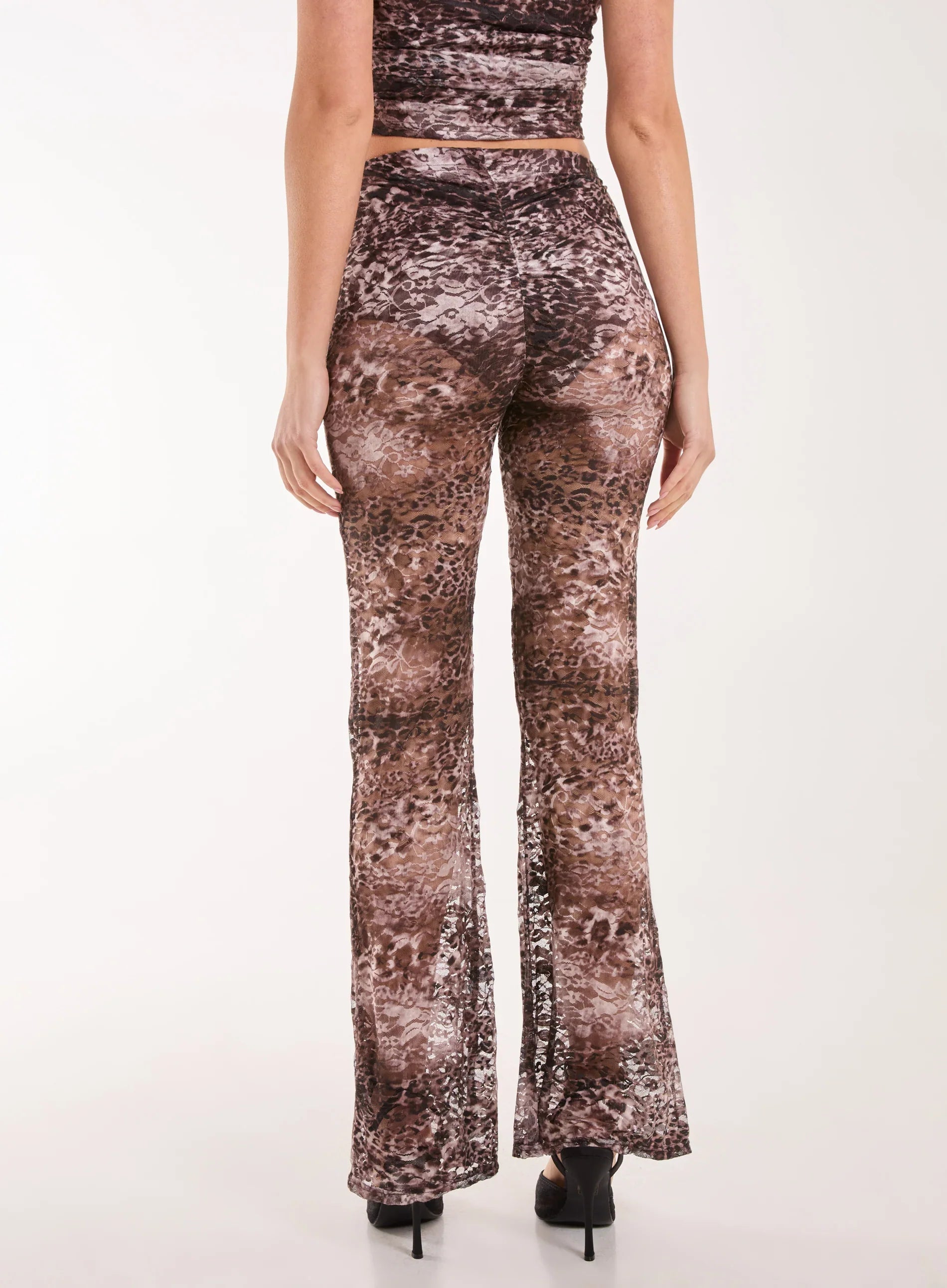 Leopard Lace Flares