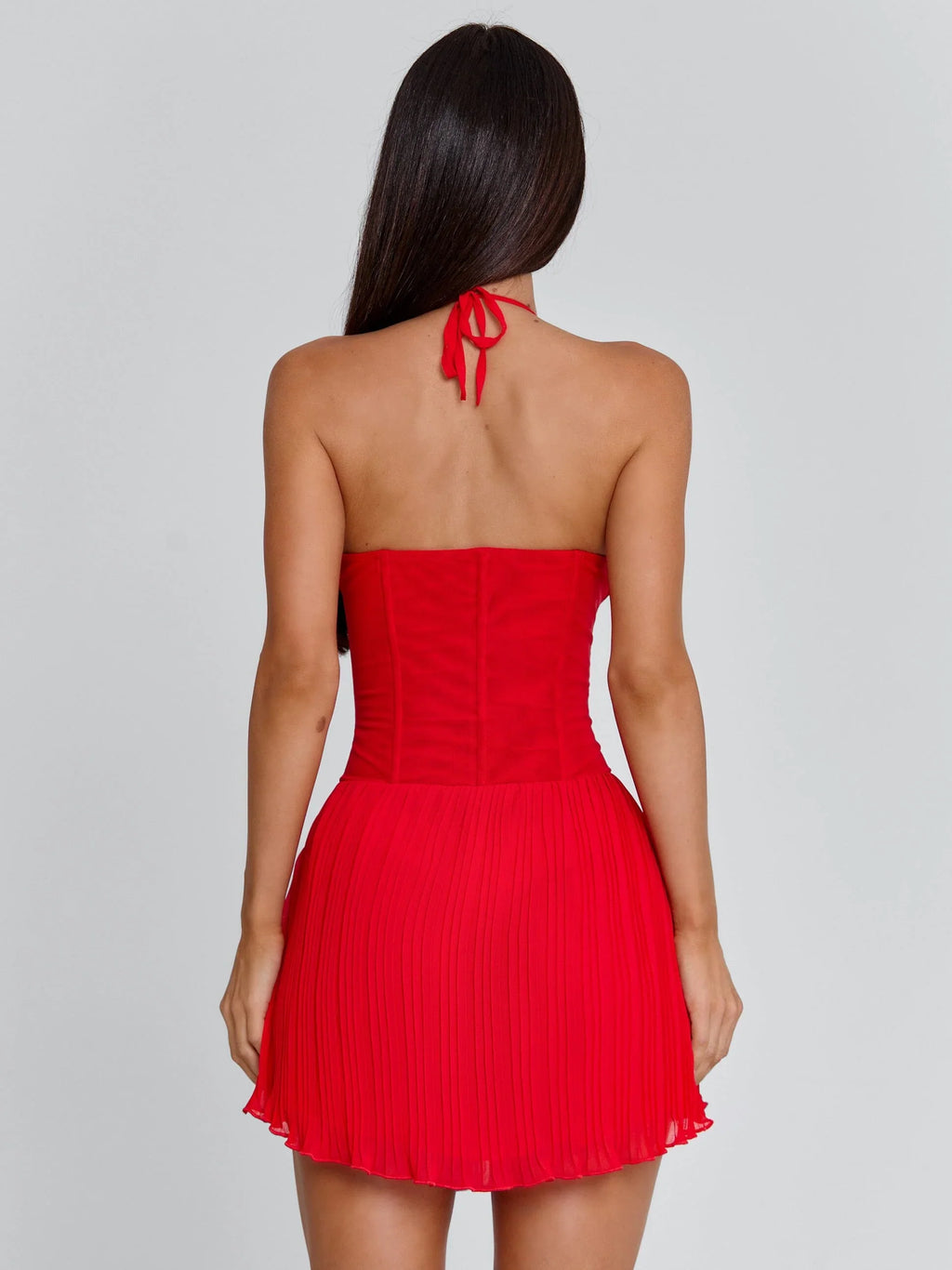 CALLA MINI DRESS RED