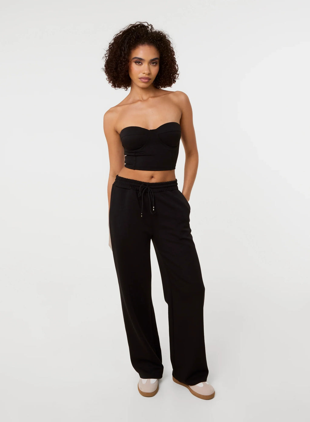 Bustier Jersey Zip Back