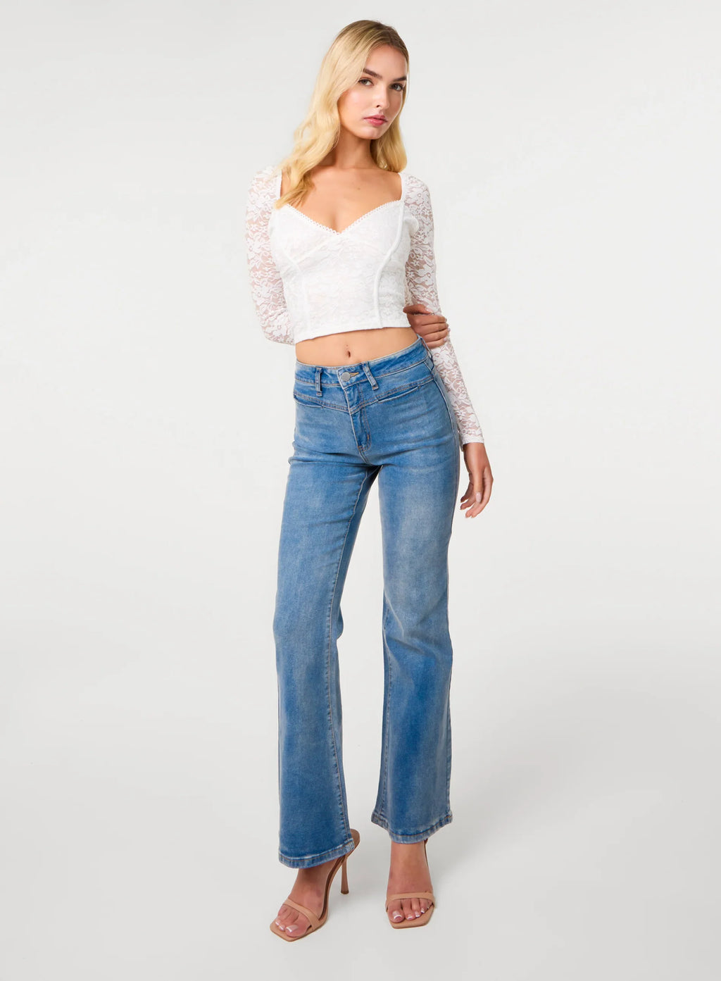 Long Sleeve Lace Top