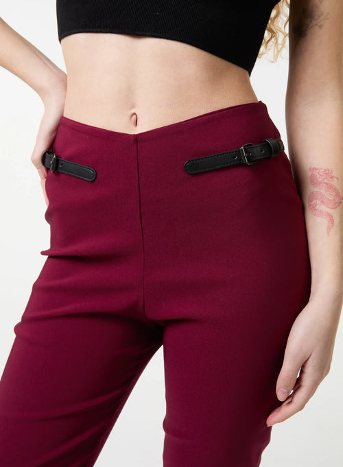 Capri Pants With Belts
