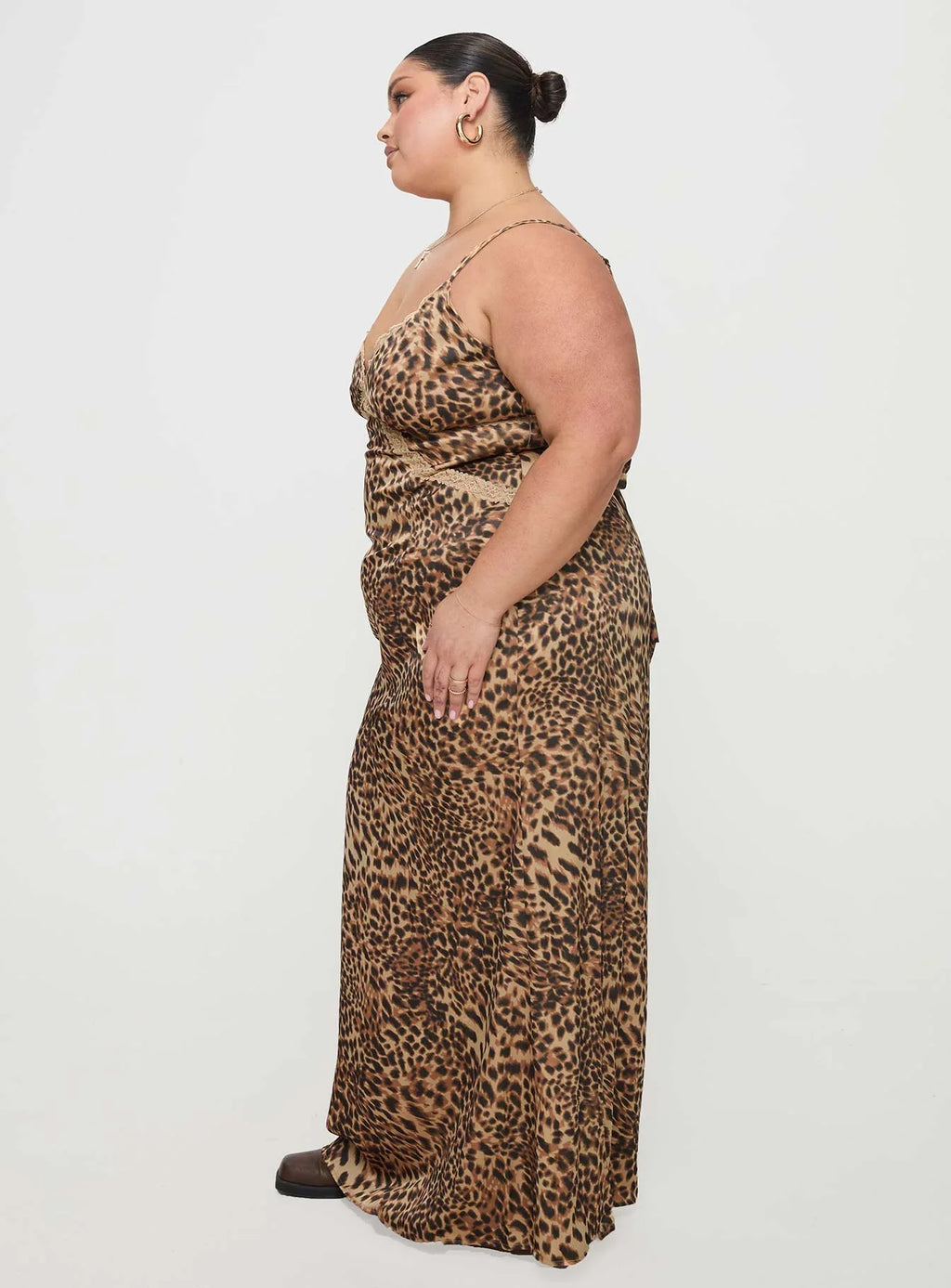 Sanctuary Maxi Dress Leopard Curve