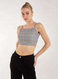 Gingham Crop Top
