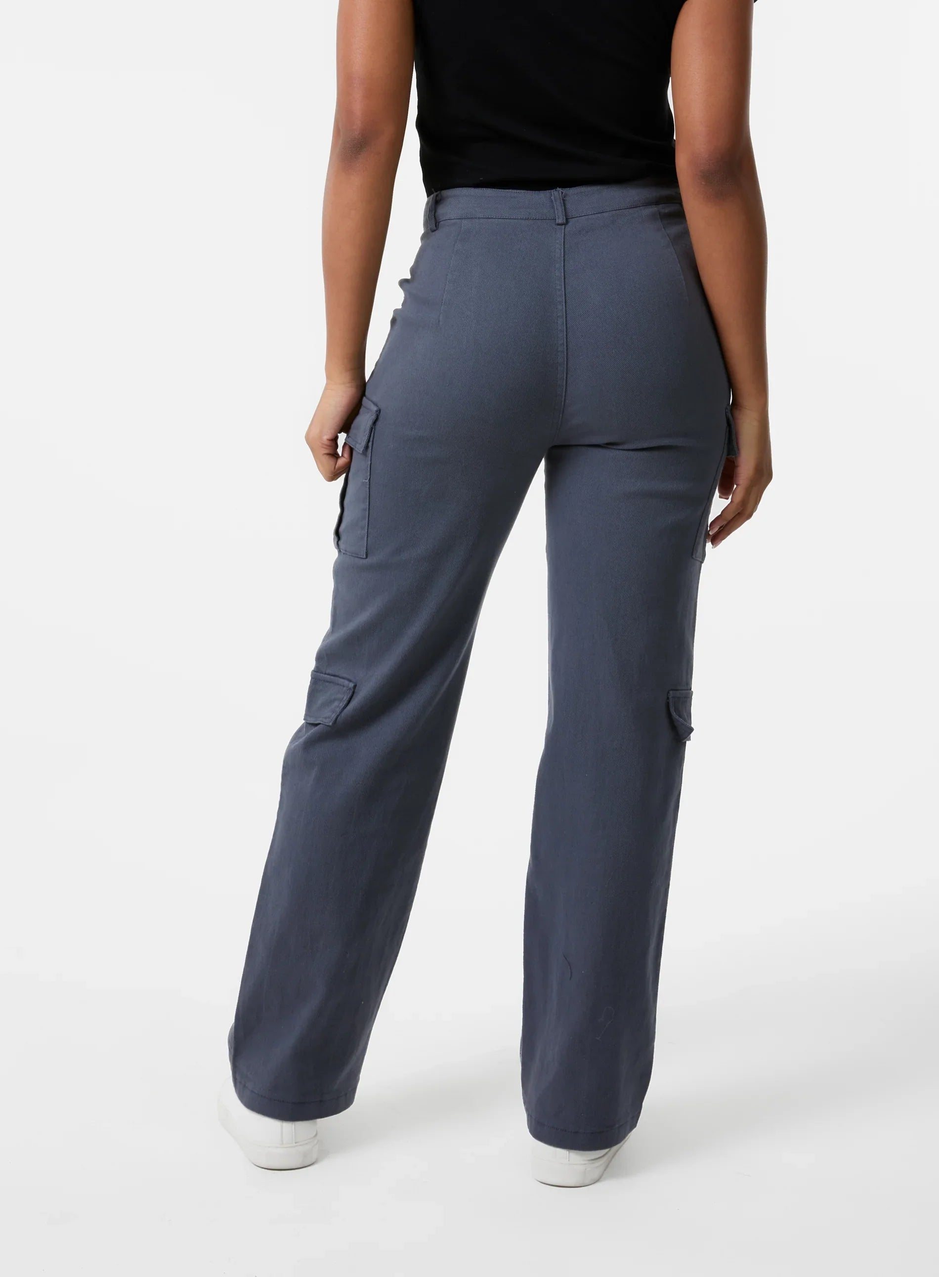Straight Leg Multi Pockets Cargo Trousers