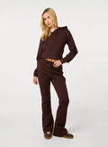 Pin Tuck Jersey Flares