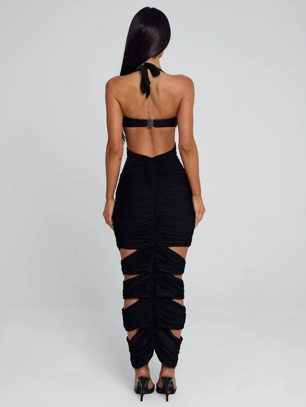 LUCCA MIDI DRESS BLACK