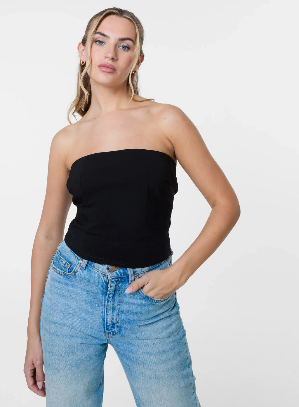 Bandeau Bow Back Top