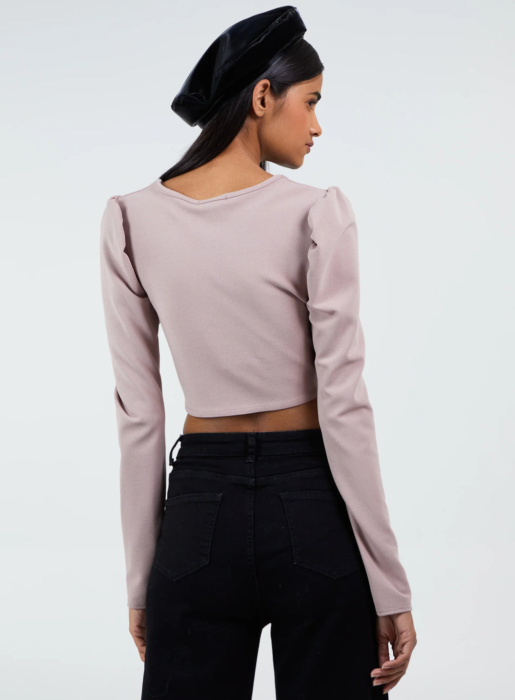 Long Sleeve Corset Top