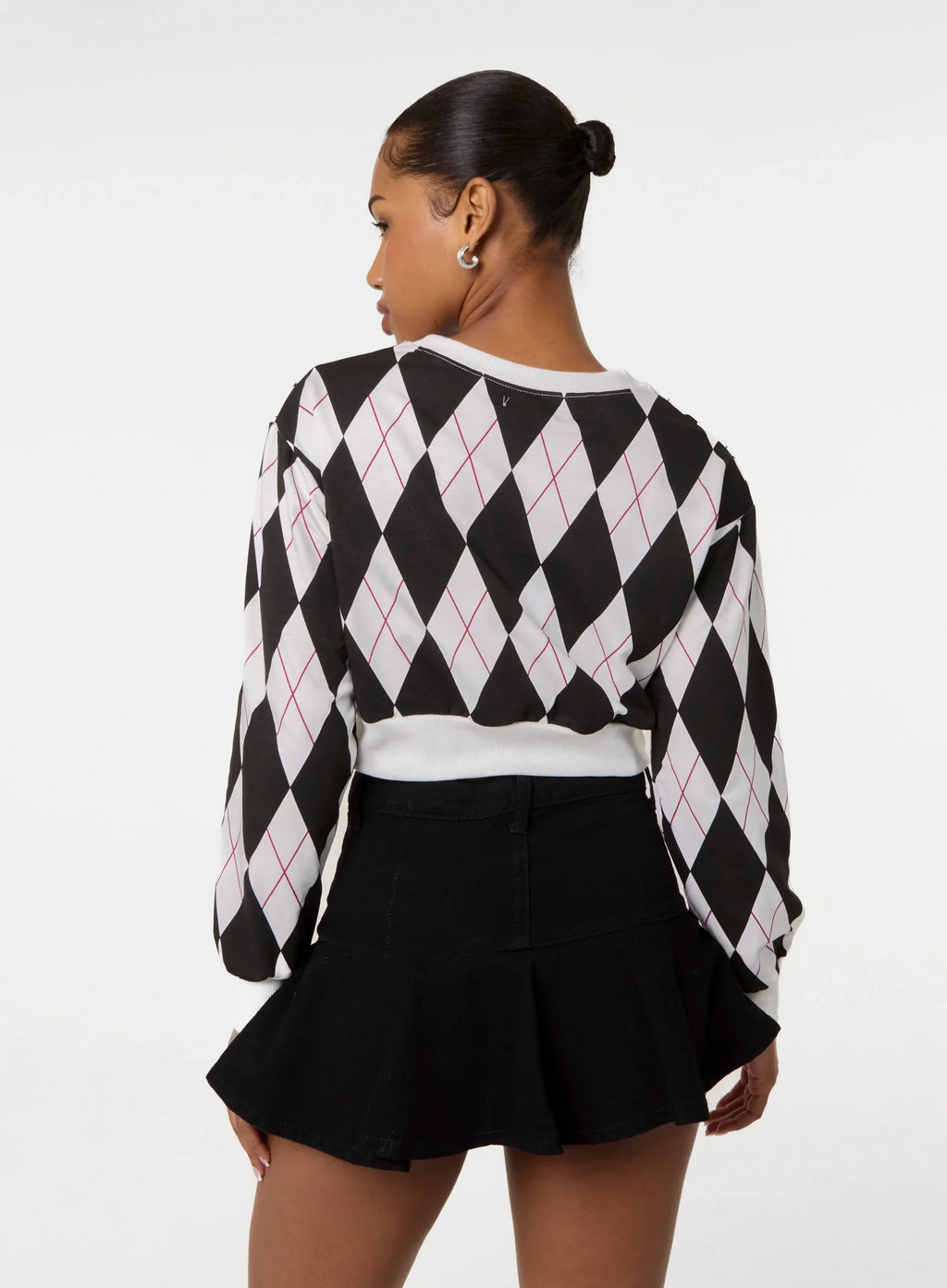 Long Sleeve Diamond Top