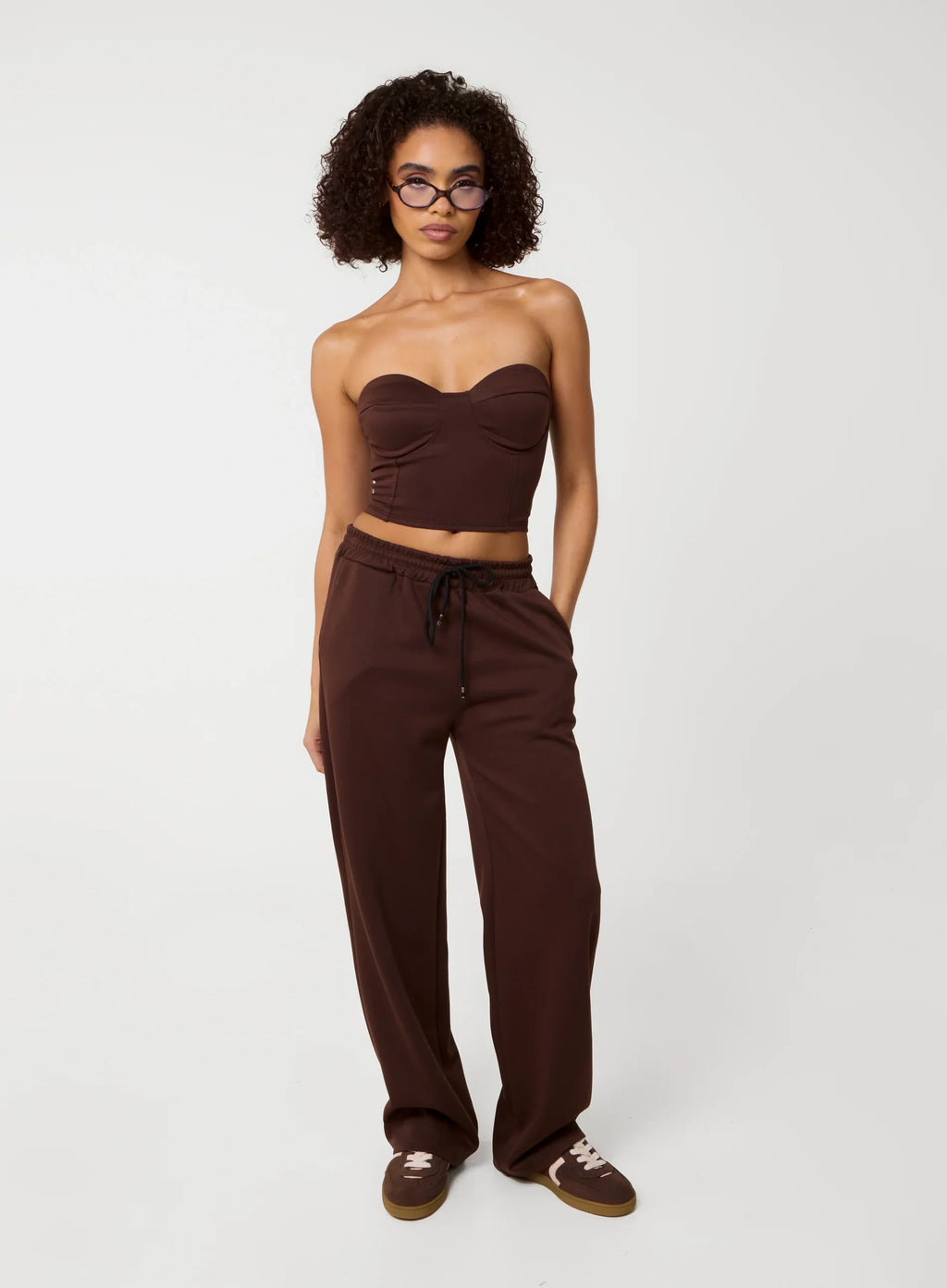 Bustier Jersey Zip Back