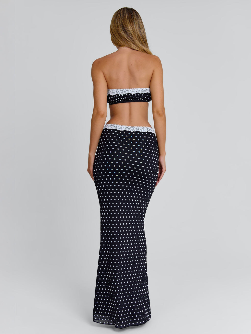 CALI MAXI SKIRT POLKA DOT