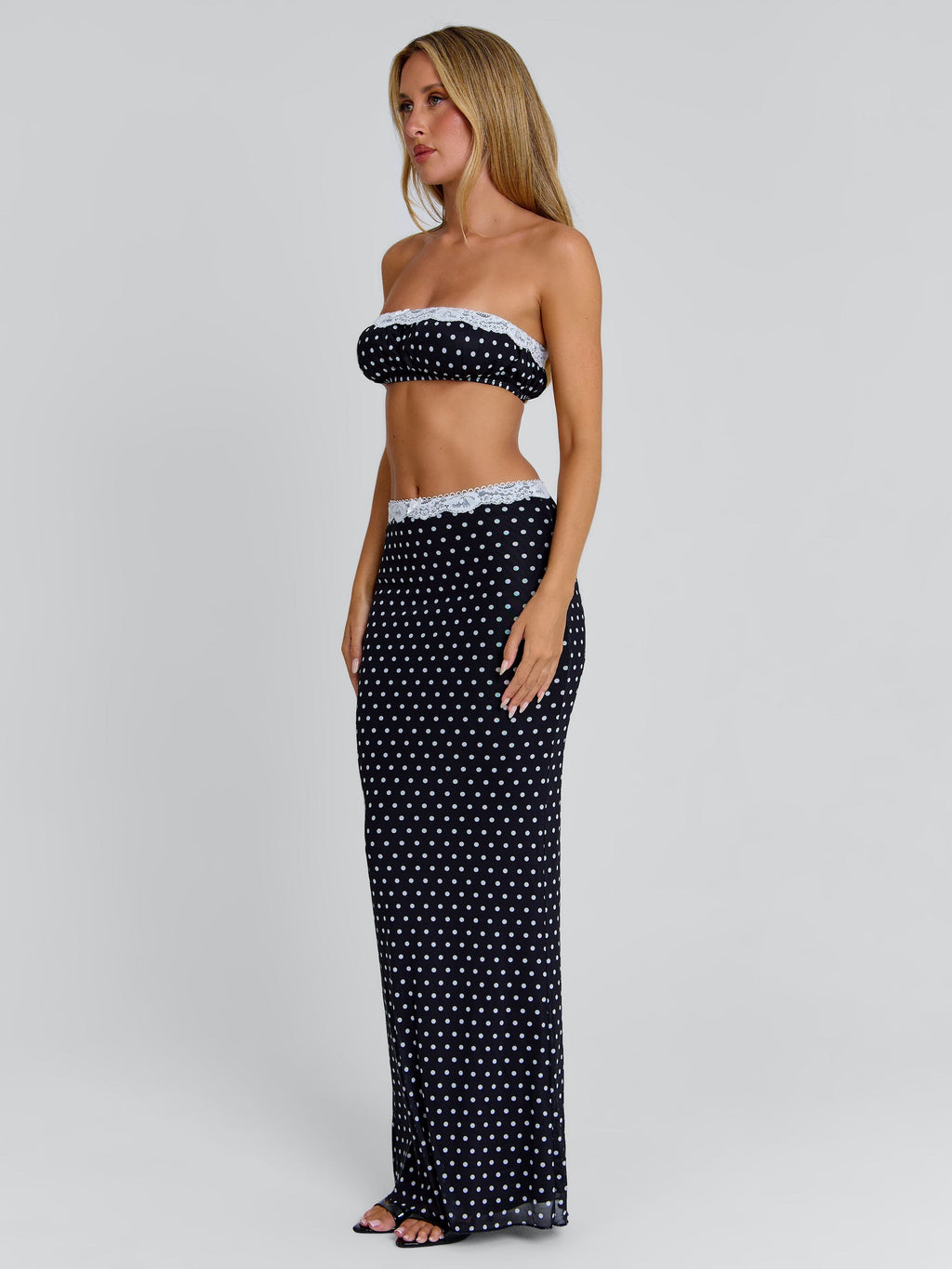 CALI MAXI SKIRT POLKA DOT