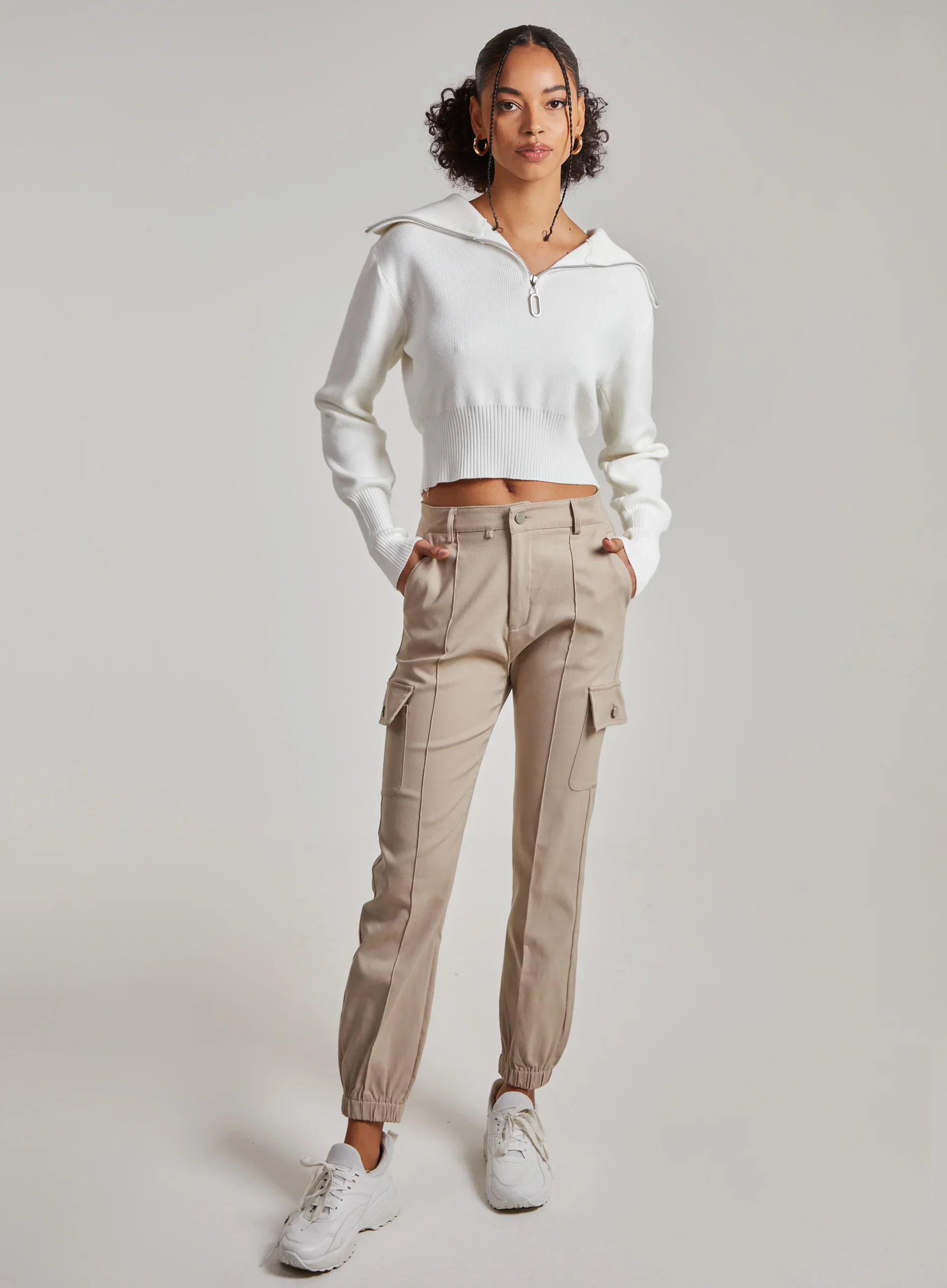 Utility Stretch Cargo Trousers