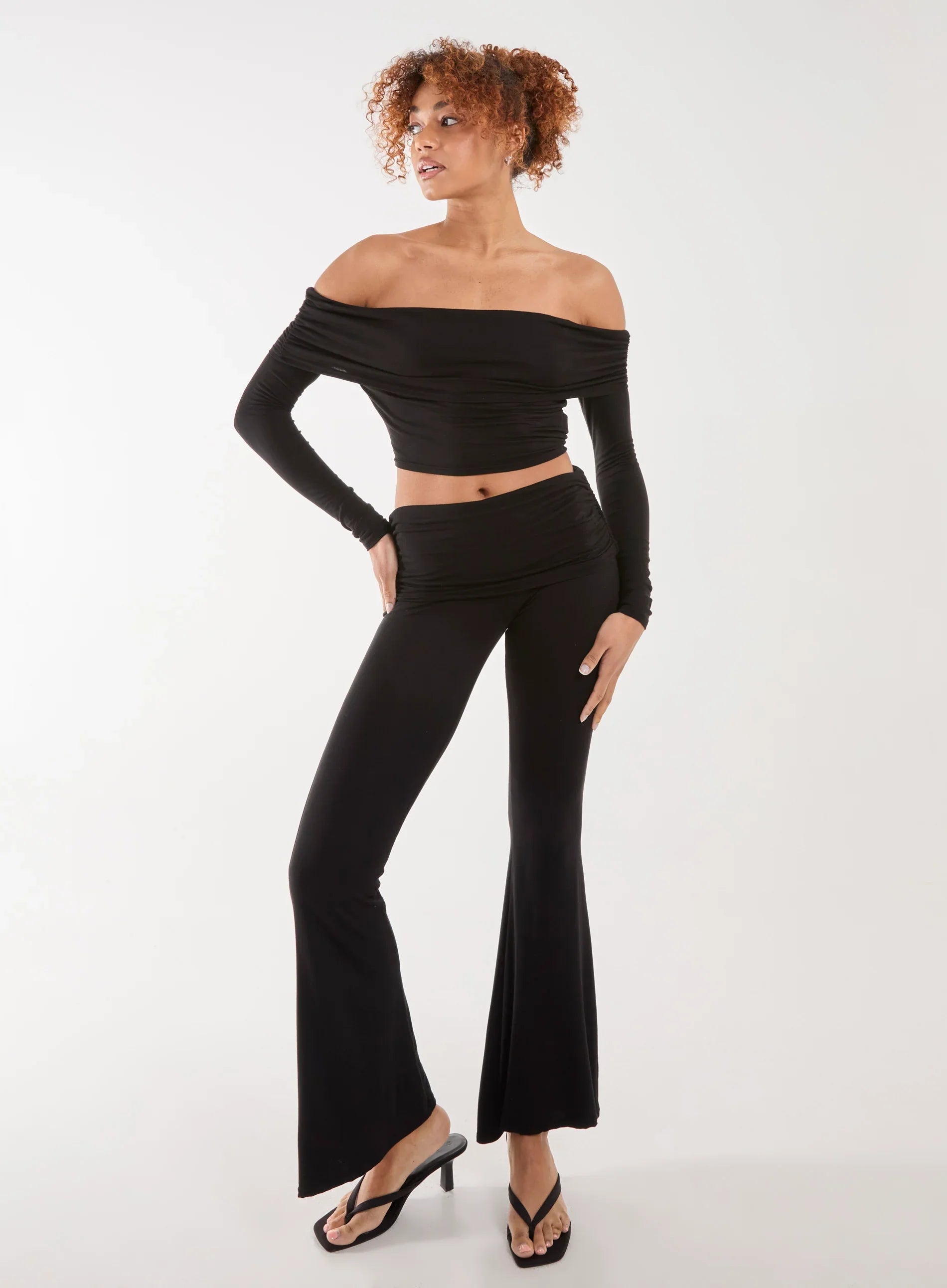 Off the Shoulder Lounge Top