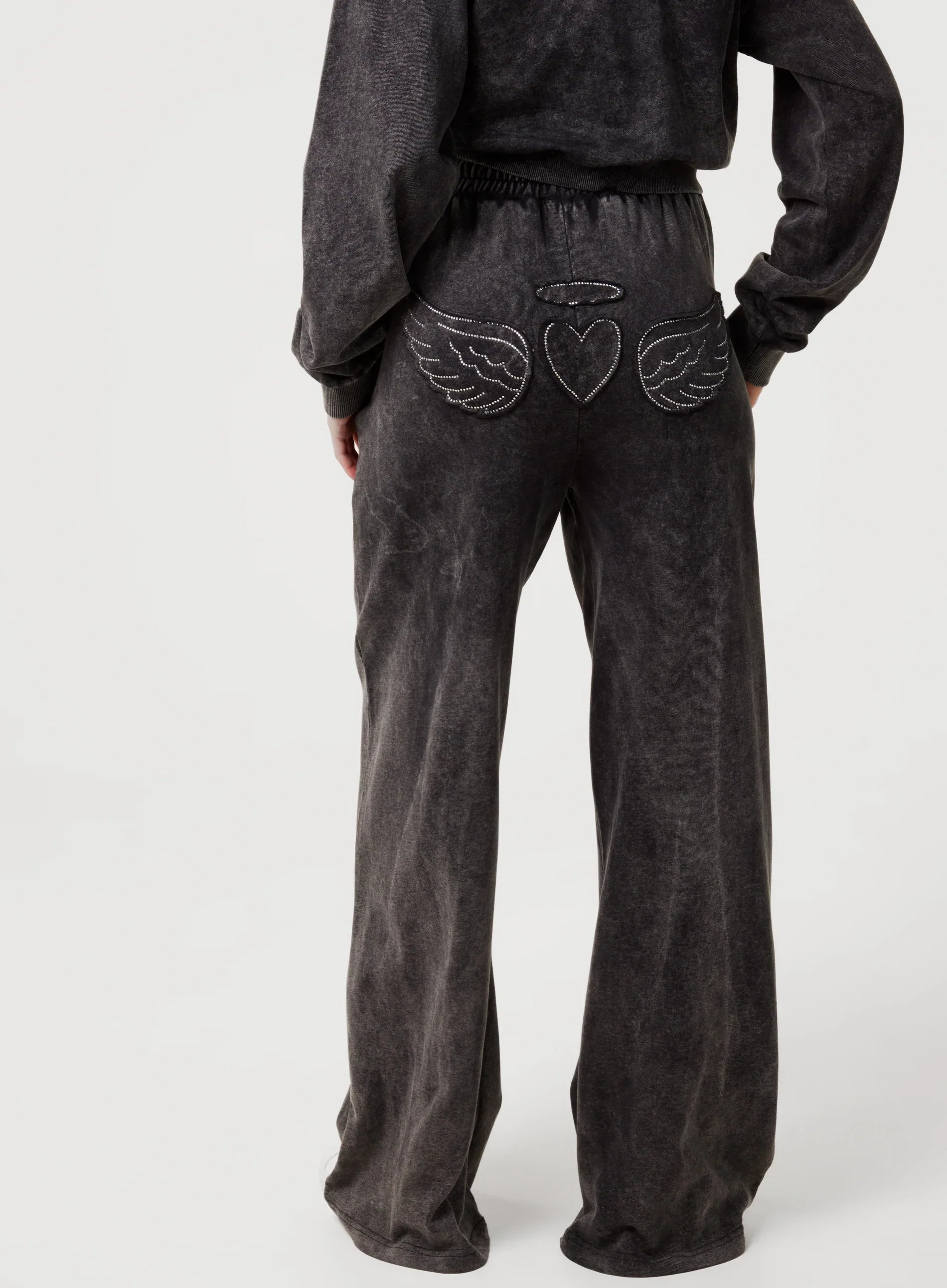 Halo Diamante Wide Leg Joggers