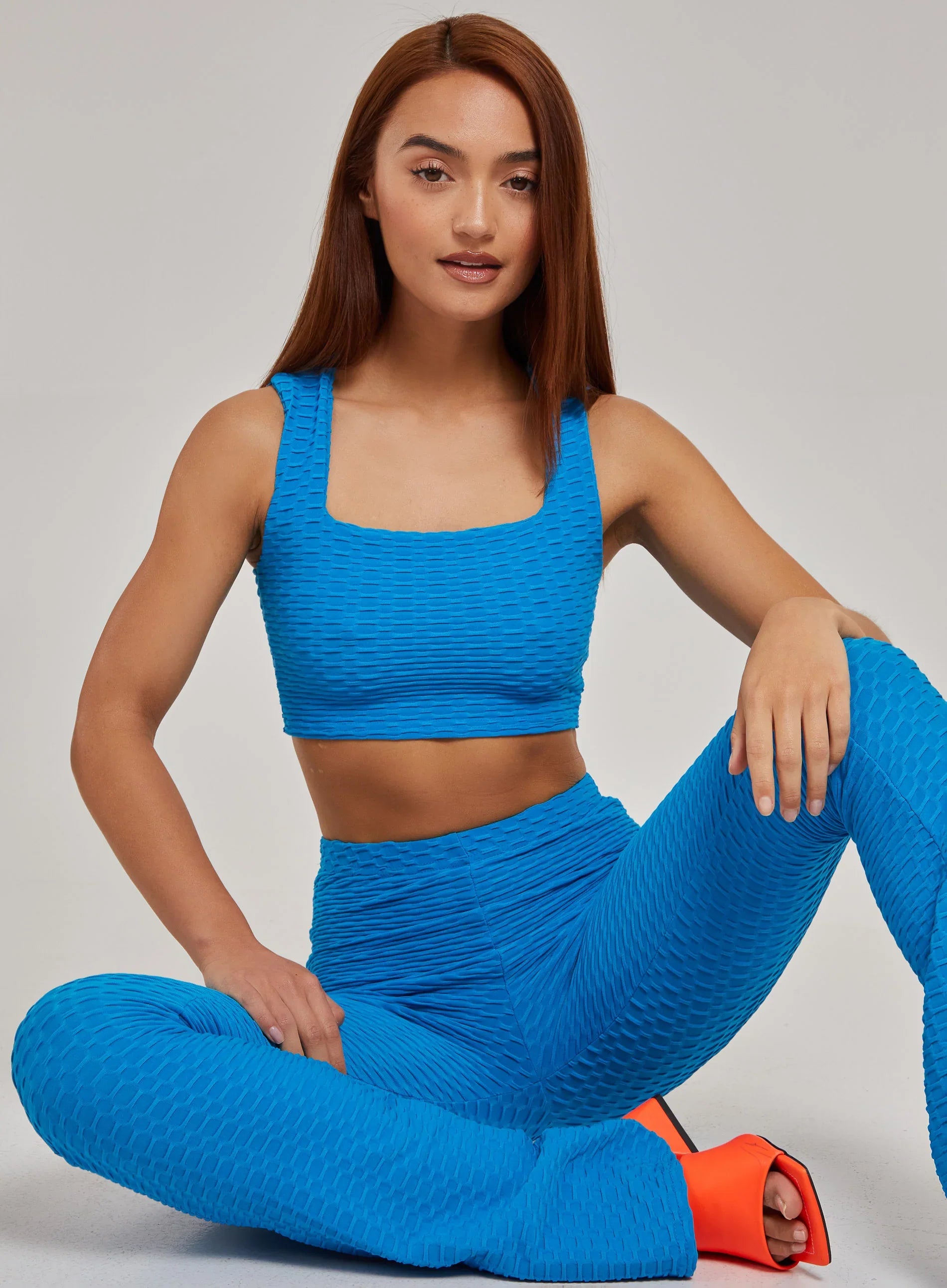 Waffle texture Crop Top
