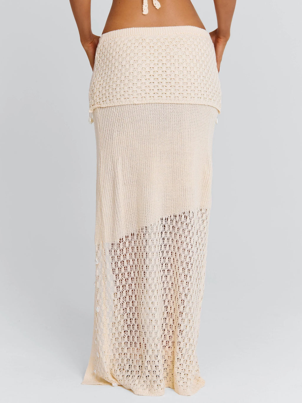 ZARIELLE MAXI SKIRT IVORY