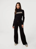 Side Stripe Wide Leg Joggers