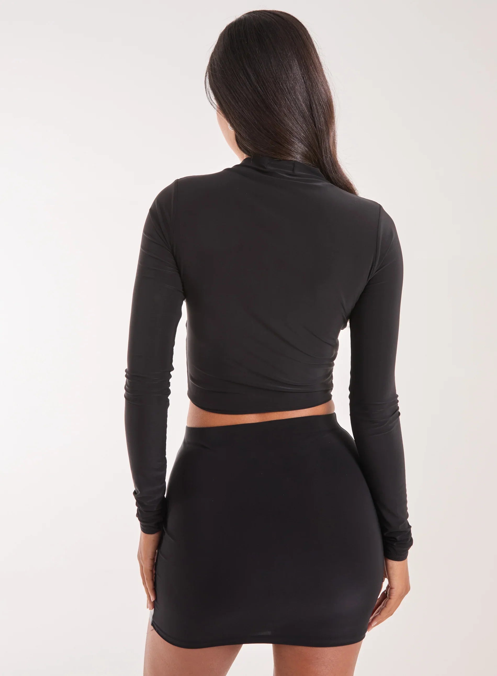 Graphic Silhouette Long Sleeve Top