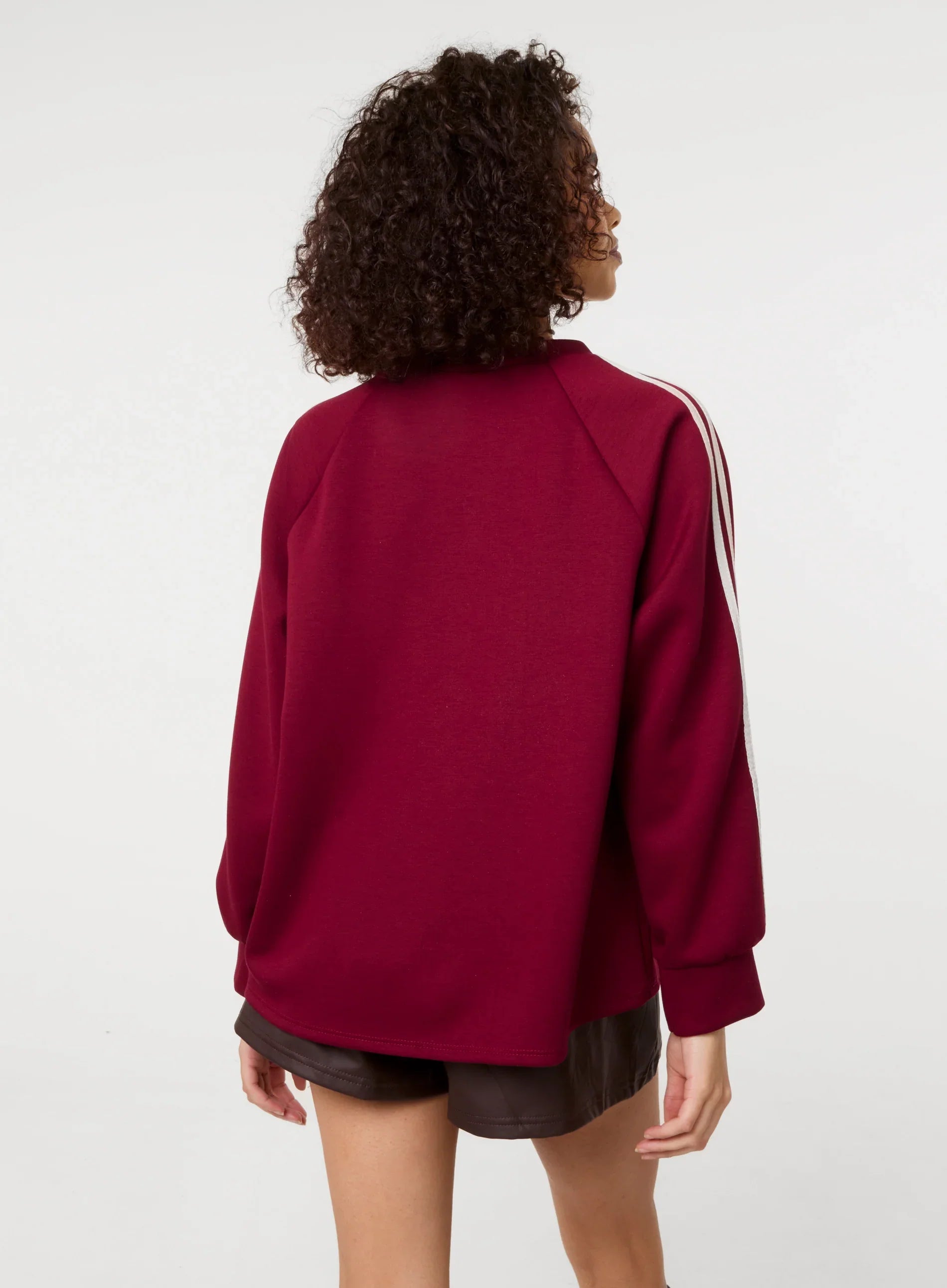 Metallic Leopard Long Sleeve Sports Jersey