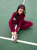 Zip Up Ribbed Set