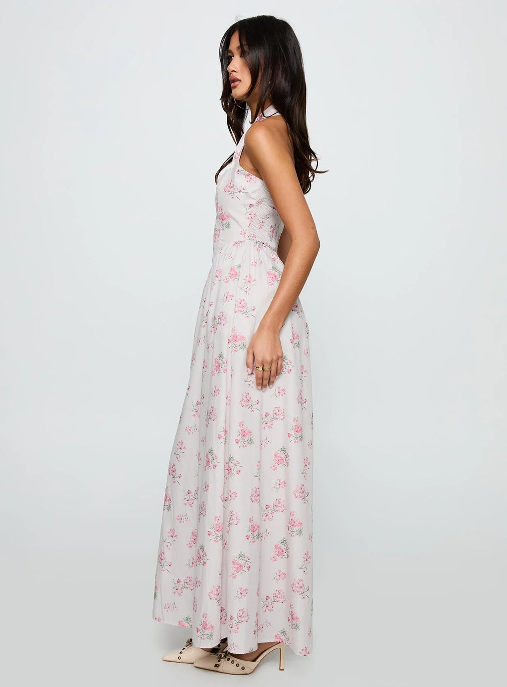 Sunfields Halter Maxi Dress Multi