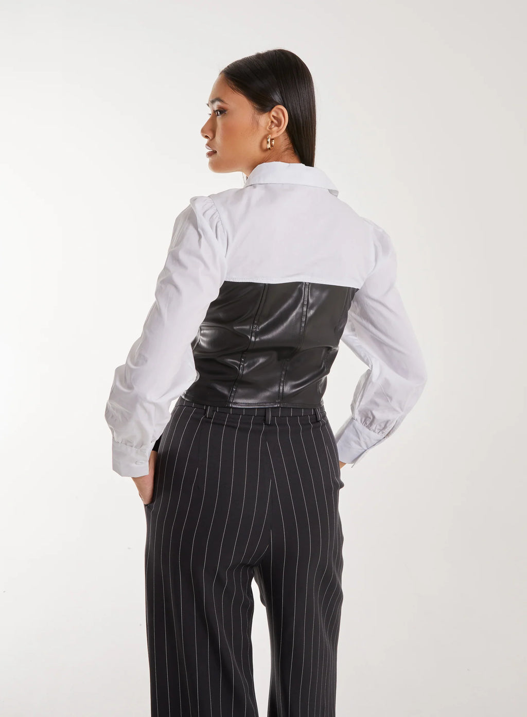 Double Layer Corset Shirt