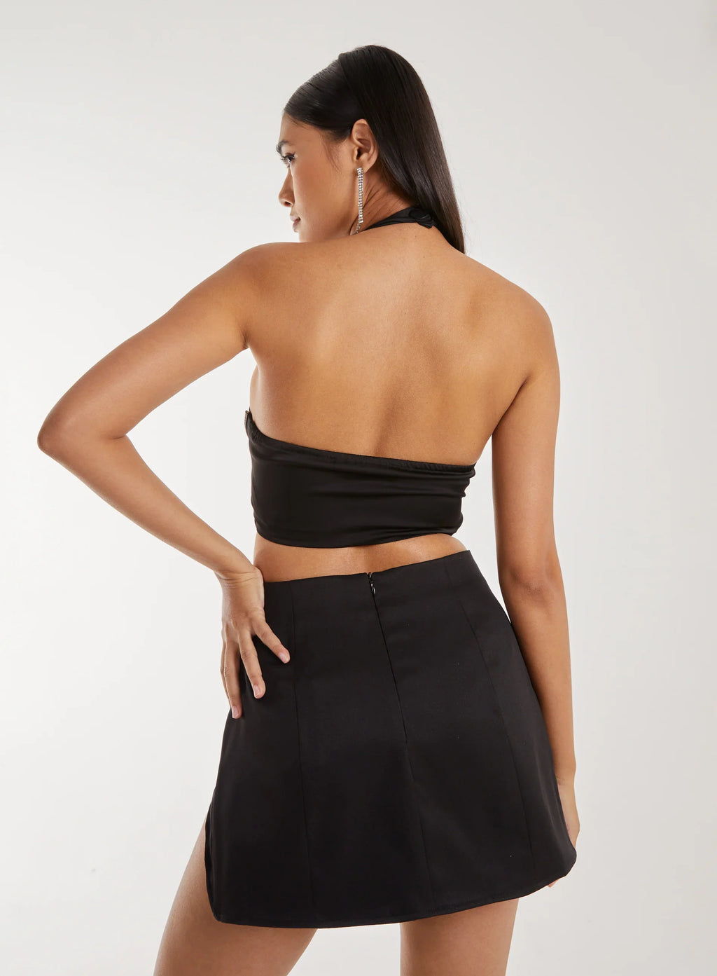 Diamante Halter Neck Top