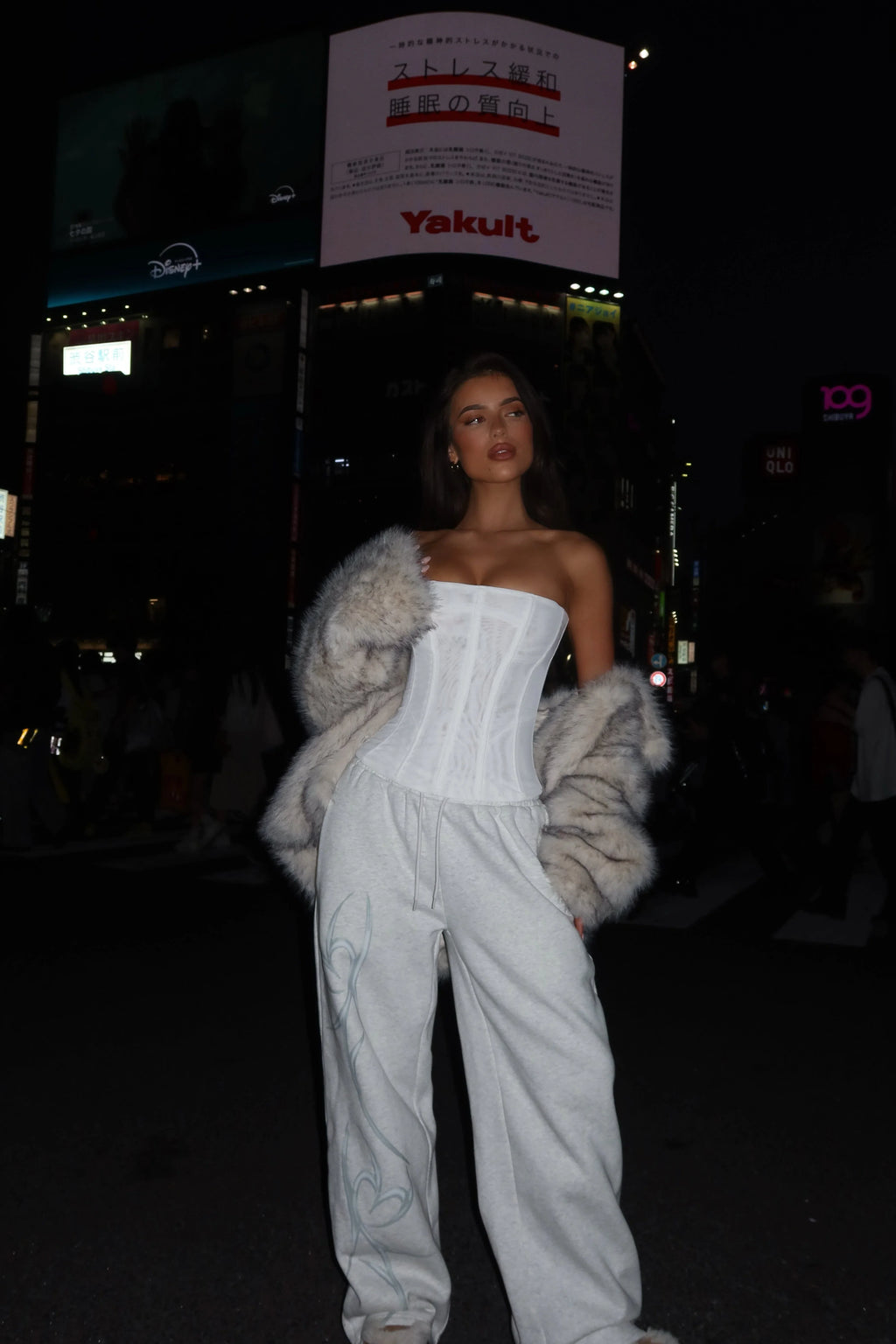 SOLA MESH CORSET TOP WHITE