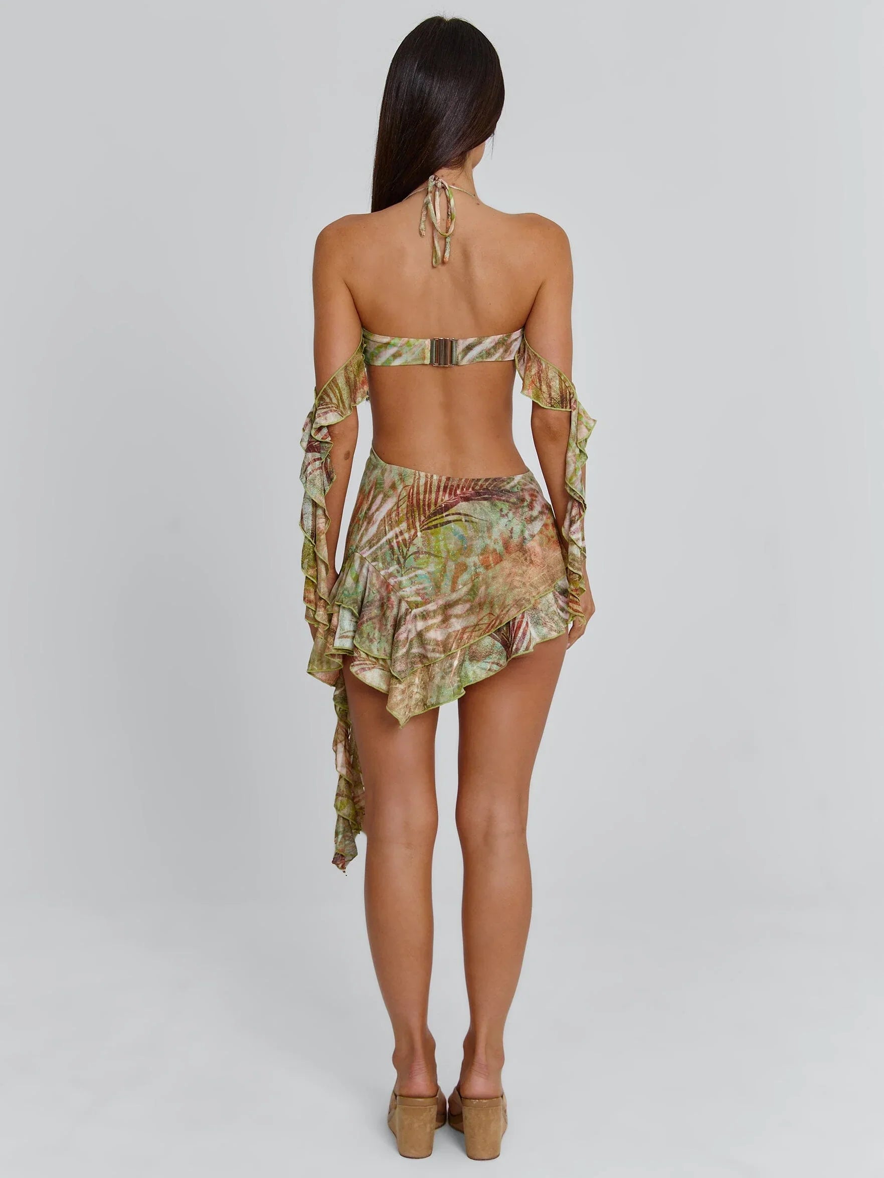 LOLA MINI DRESS LAGRONO SAGE