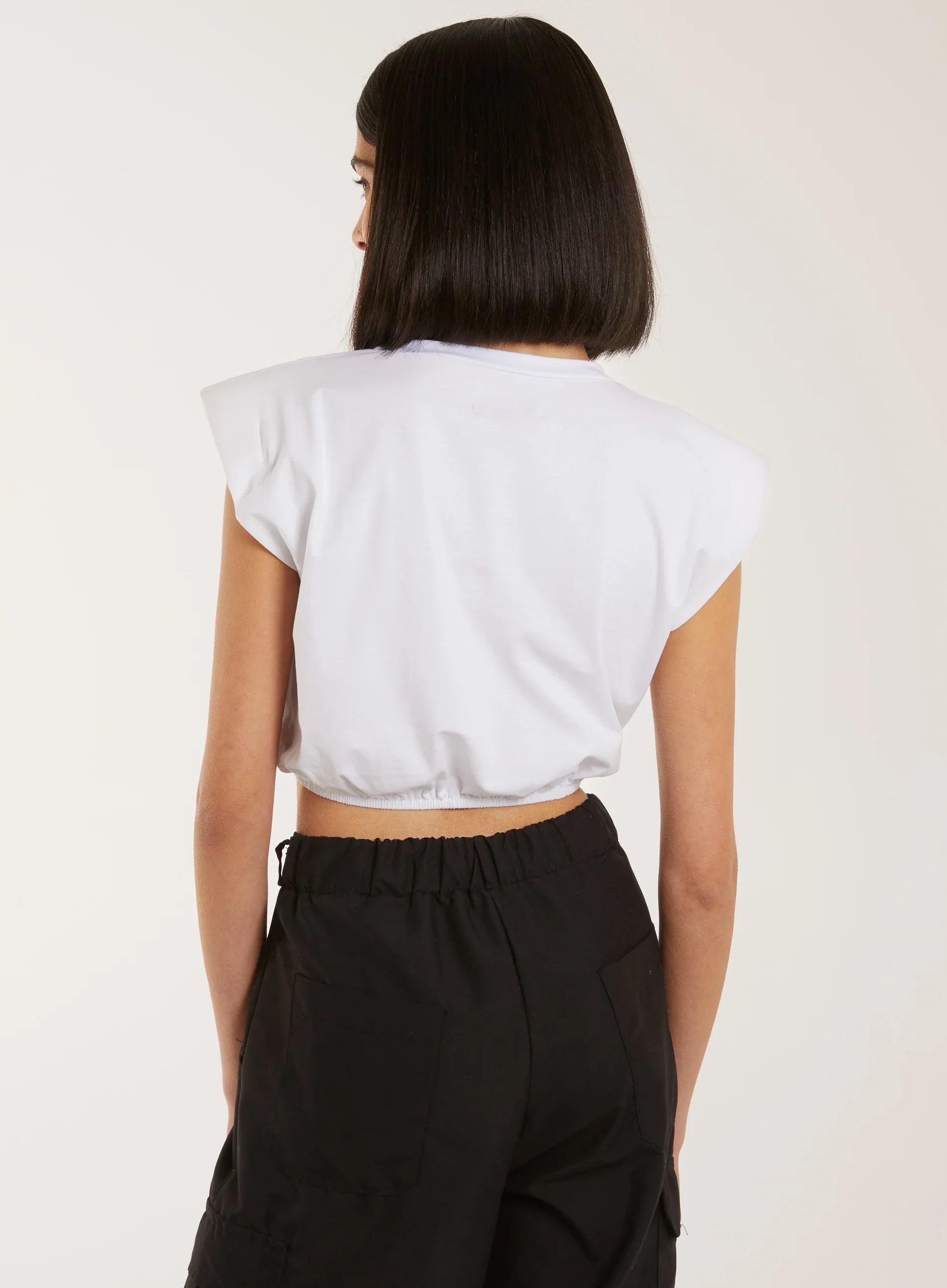 Glitter Heart Crop Top