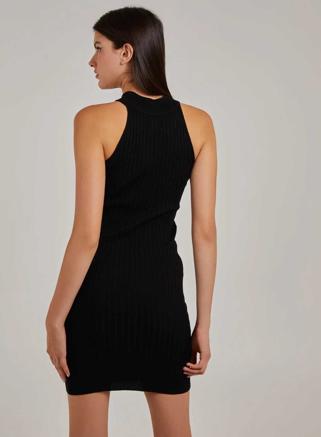 Rib Bodycon Midi Dress