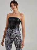 Premium Leather Look Corset